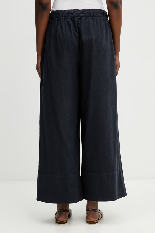 Одяг Barbour LTR0418NY99 штани жіночі з льоном LTR0418NY99 темно-синій