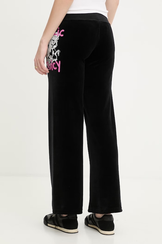 Odzież Juicy Couture spodnie dresowe damskie REPUBLIC PANT JCNBJ126466 czarny