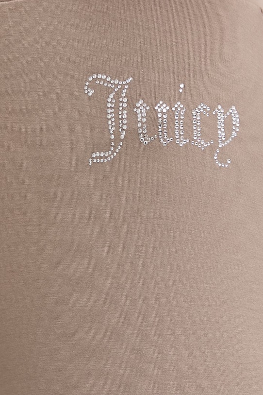 Juicy Couture spodnie dresowe damskie z bawełną APOLLO brązowy JCWBJ126309