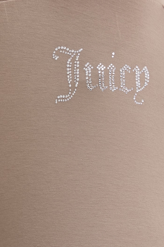 Juicy Couture spodnie dresowe damskie z bawełną APOLLO brązowy JCWBJ126309