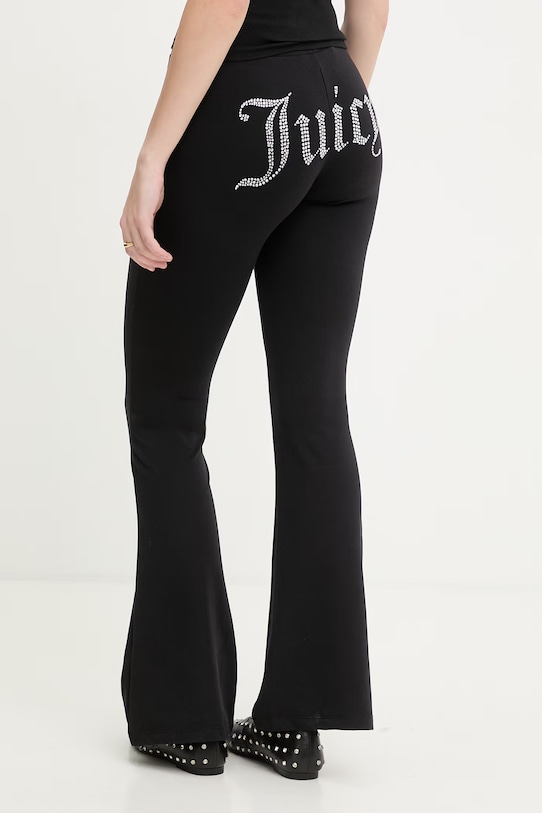 Juicy Couture dámske tepláky s bavlnou APOLLO čierna JCWBJ126309