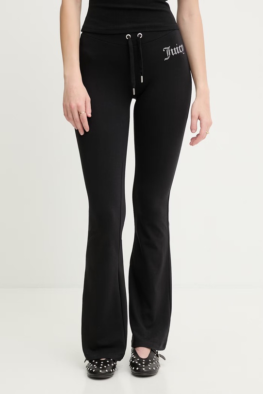 Oblečenie Juicy Couture dámske tepláky s bavlnou APOLLO JCWBJ126309 čierna