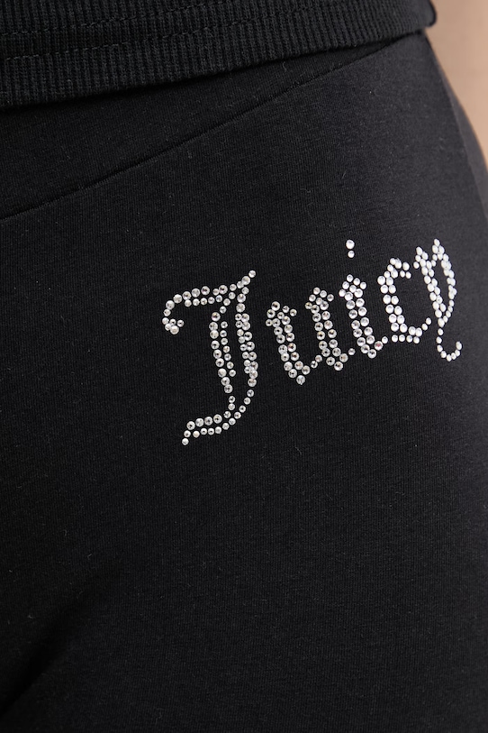 Juicy Couture spodnie dresowe damskie z bawełną APOLLO czarny JCWBJ126309