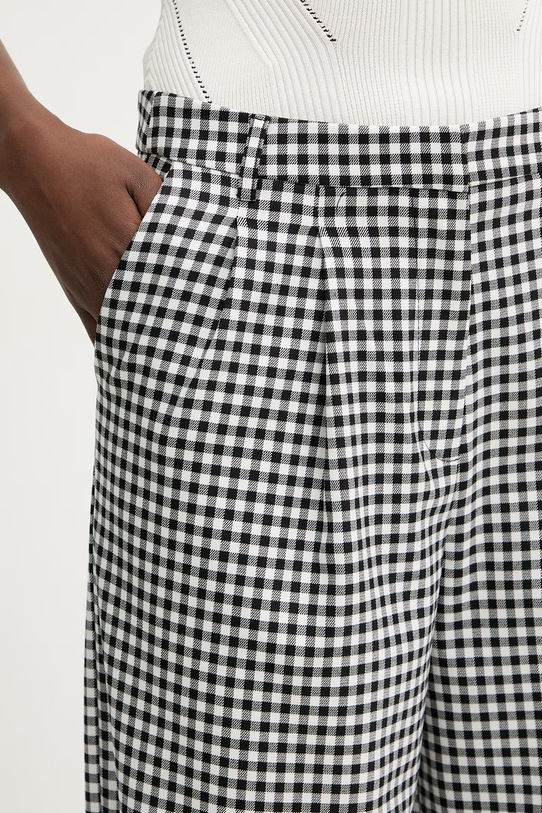 Morgan spodnie damskie z wiskozą czarny PICHY.F