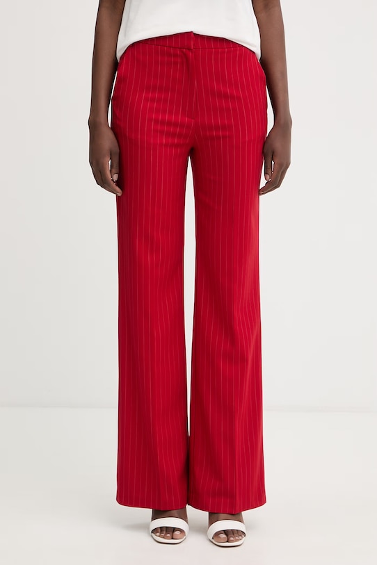 Morgan spodnie straight damskie czerwony 261.PLOVE.F