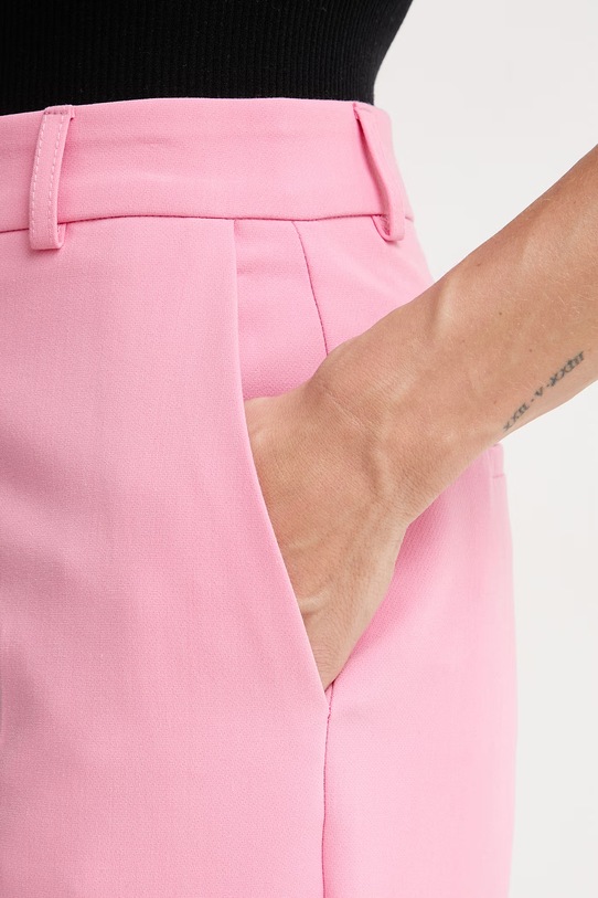 Morgan spodnie garniturowe damskie różowy PMAKI.F