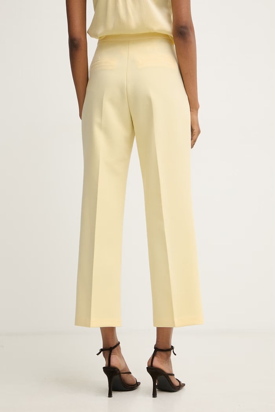 Odzież Morgan spodnie damskie PVADO.F żółty