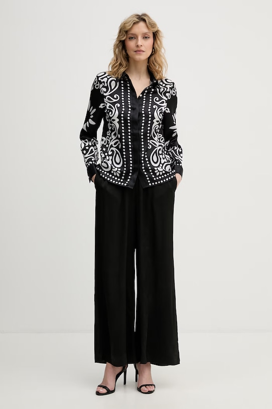 Morgan spodnie damskie PWENDA czarny SS26