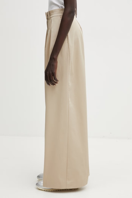 Anine Bing Lou kalhoty dámské A.03.11798 béžová SS26