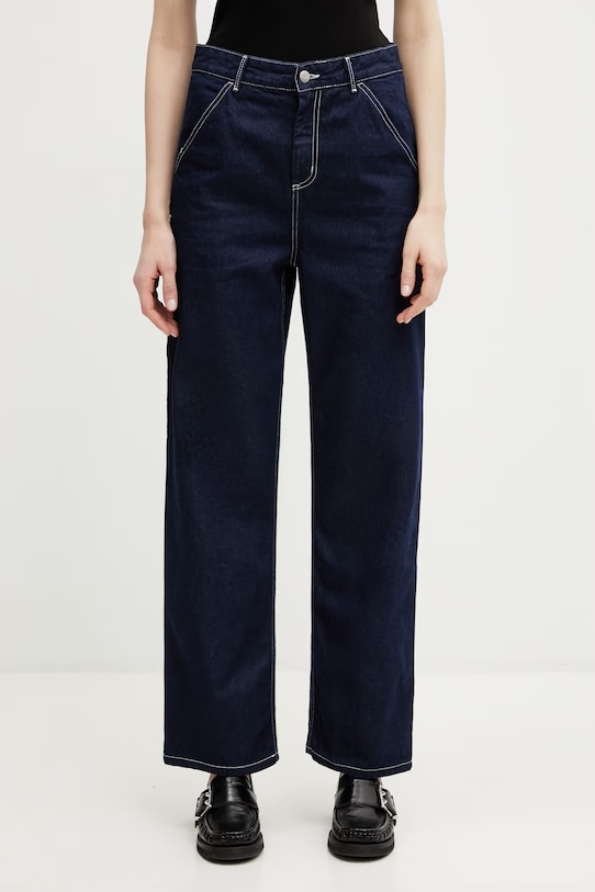Carhartt WIP W' Simple Pant jeansy straight damskie niebieski I031924.012Y