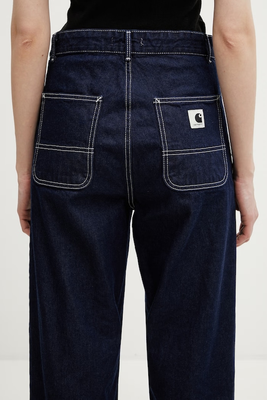 Carhartt WIP W' Simple Pant jeansy straight damskie niebieski I031924.012Y