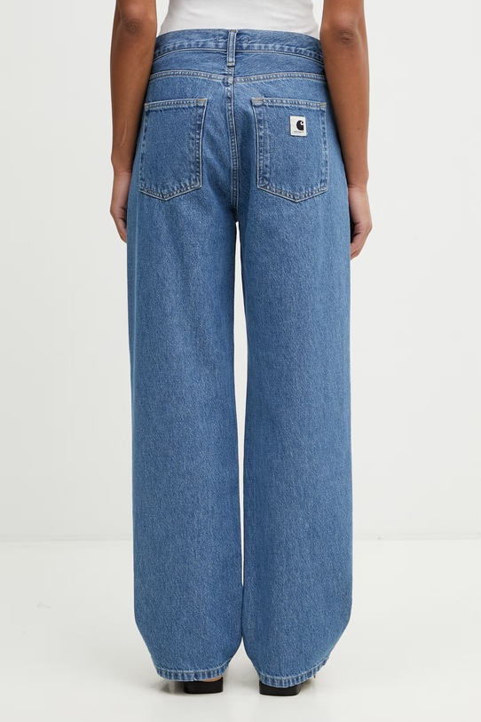 Odzież Carhartt WIP W' Arin Pant jeansy tapered damskie I035881.160 niebieski