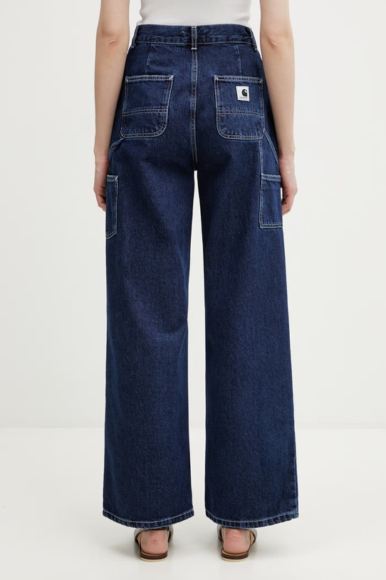 Odzież Carhartt WIP W' Jens Pant jeansy loose damskie I036599.106 niebieski