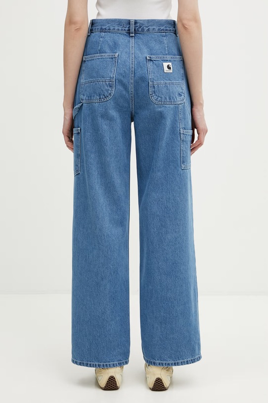 Odzież Carhartt WIP W' Jens Pant jeansy luźne damskie I036599.160 niebieski