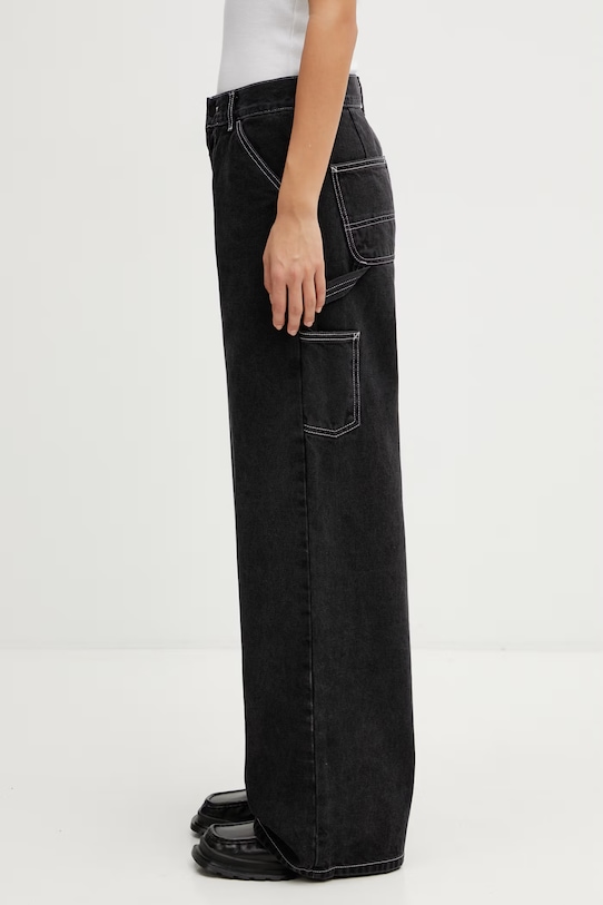 Carhartt WIP W' Jens Pant jeansy relaxed fit damskie I036599.8906 czarny SS26
