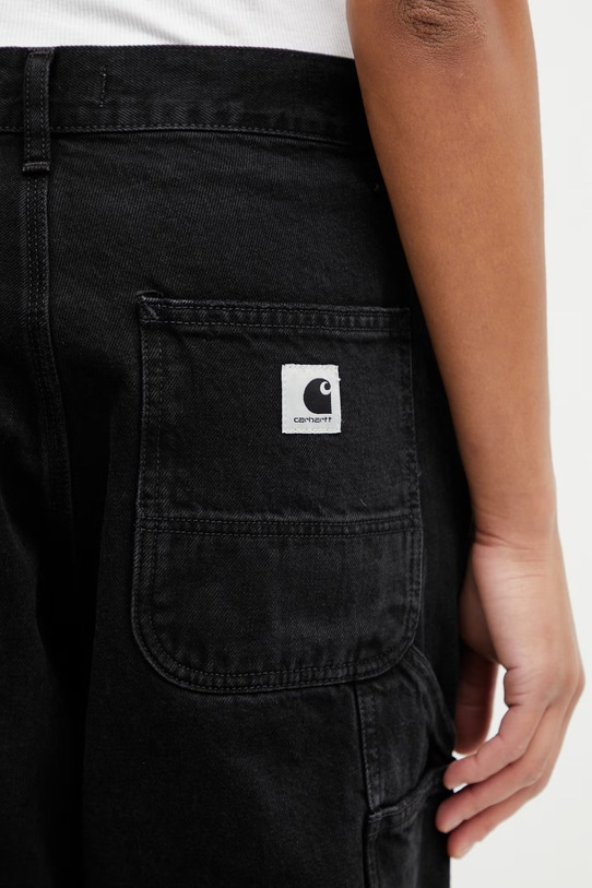 Carhartt WIP W' Brandon Single Knee Pant дънки loose дамски черен I034225.8906