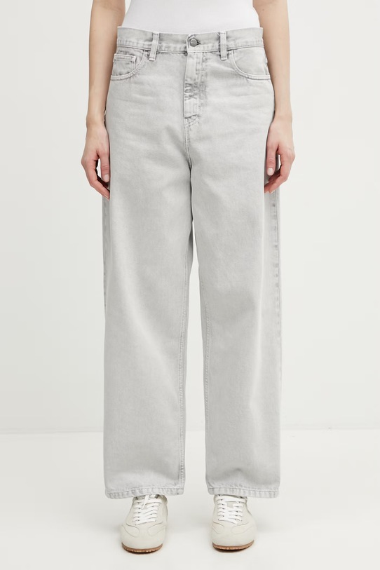 Carhartt WIP W' Brandon Pant jeansy luźne damskie szary I033746.895F
