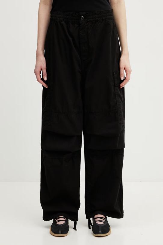 Carhartt WIP W' Jet Cargo Pant spodnie cargo bawełniane damskie czarny I036703.89GD