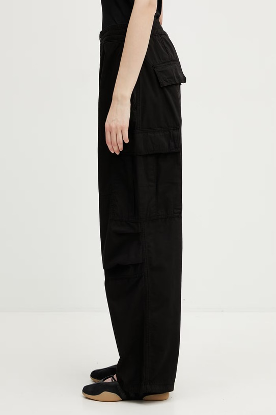 Carhartt WIP W' Jet Cargo Pant spodnie cargo bawełniane damskie I036703.89GD czarny SS26