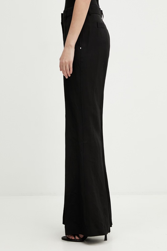 Sportmax Spxfragola spodnie garniturowe z wiskozą damskie 2612131092600 czarny SS26