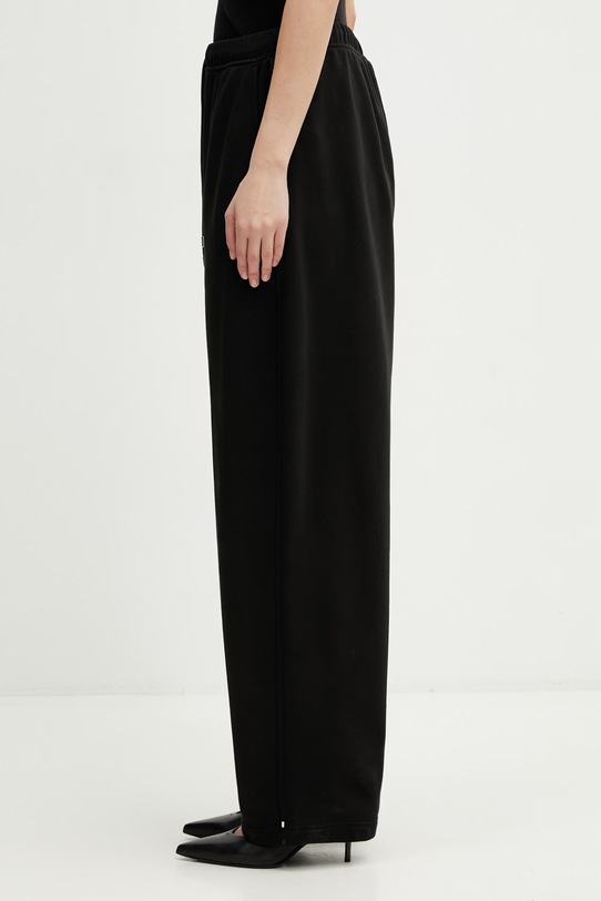 Sportmax Spdnespola spodnie dresowe z bawełną damskie 2612781015600 czarny SS26