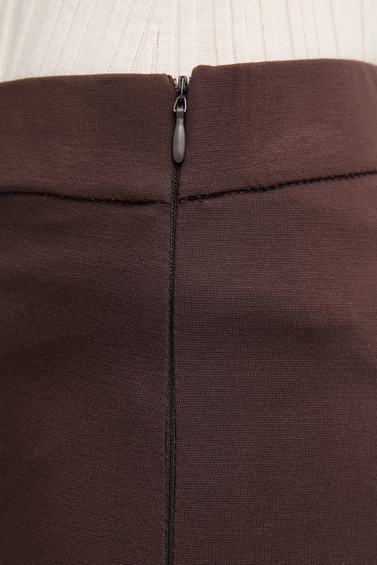 Haveone spodnie damskie z wiskozą brązowy PMI.Q013