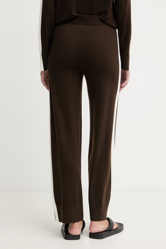 Odzież From Future spodnie dresowe damskie wełniane WJO03681 brązowy
