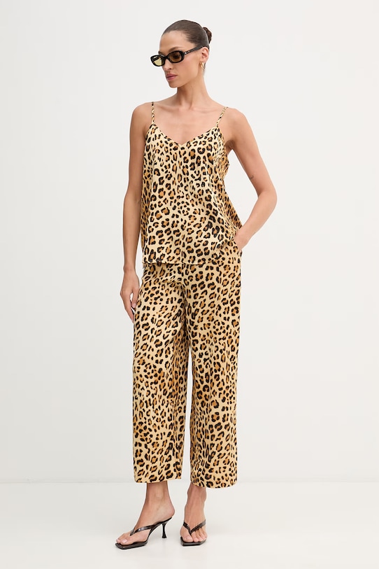 Lola Casademunt spodnie damskie LS2614007 beżowy SS26