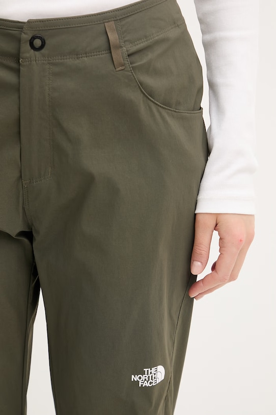 The North Face παντελόνι πεζοπορίας γυναικείο EXPLORATION πράσινο NF0A8EC921L1