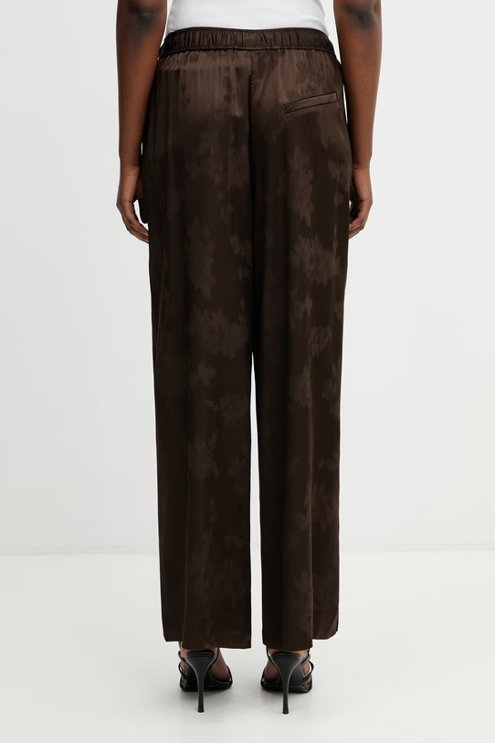 Odzież GANNI spodnie palazzo damskie A1080120 brązowy