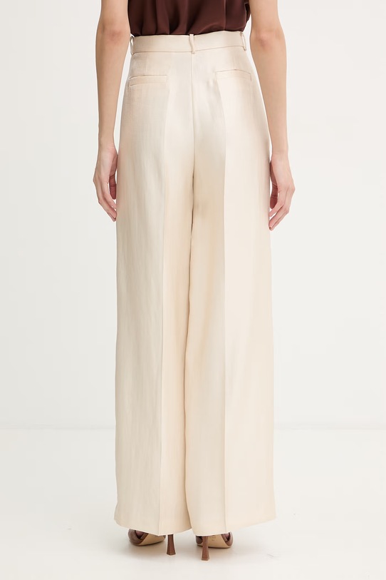 Odzież Haveone spodnie palazzo damskie z wiskozy PGE.Q100 beżowy