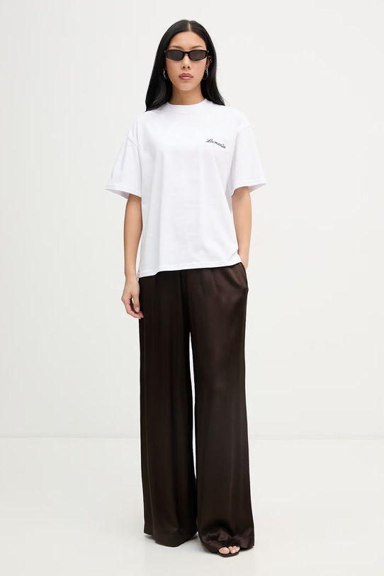 La Mania nohavice dámske z viskózy MAC MAC hnedá SS26