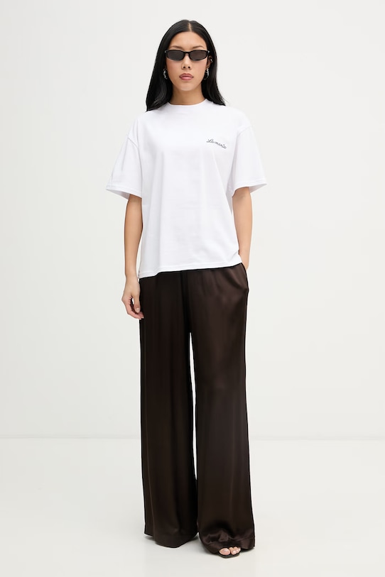 La Mania nohavice dámske z viskózy MAC MAC hnedá SS26