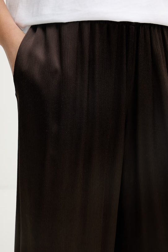 La Mania nohavice dámske z viskózy MAC hnedá MAC