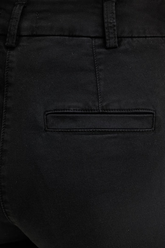 United Colors of Benetton chino kalhoty dámské bavlněné s elastanem černá 4Y77DF0AW