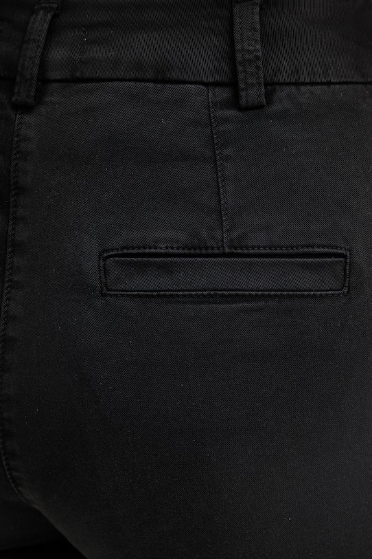 United Colors of Benetton chino kalhoty dámské bavlněné s elastanem černá 4Y77DF0AW