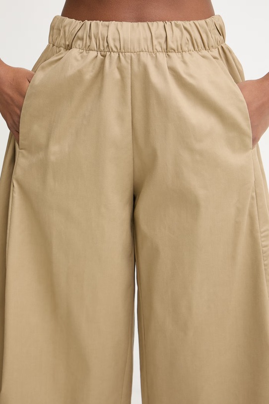 Haveone spodnie damskie z lyocellem PSO.Q056 beżowy