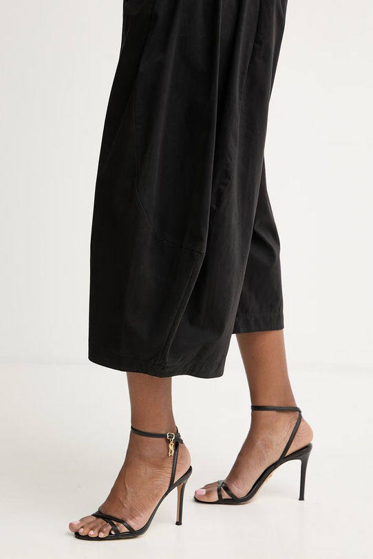 Haveone spodnie damskie z lyocellem czarny PSO.Q056