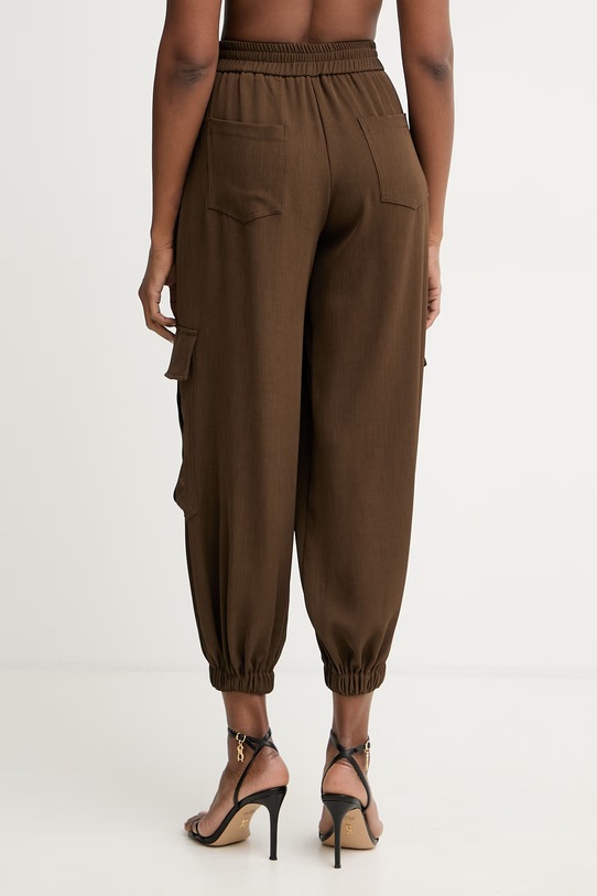 Odzież Haveone spodnie damskie PSO.Q060 brązowy