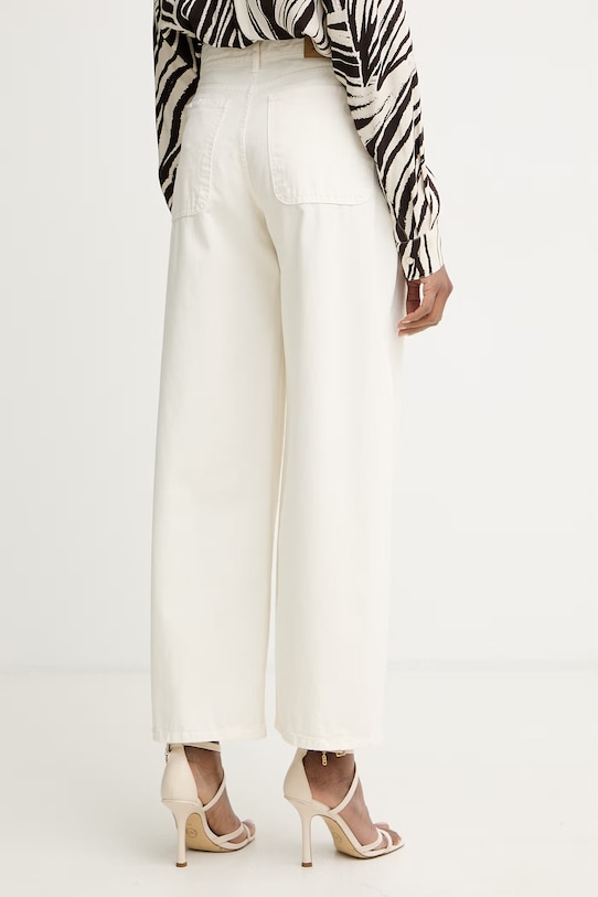 Odzież Haveone spodnie damskie bawełniane PLS.Q052 beżowy