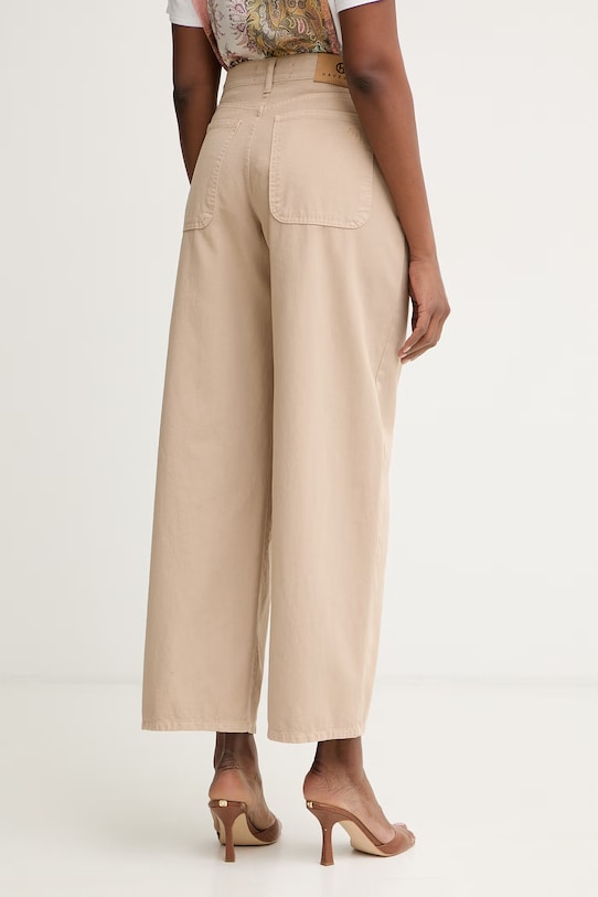 Oblečenie Haveone nohavice dámske bavlnené PLS.Q052 béžová