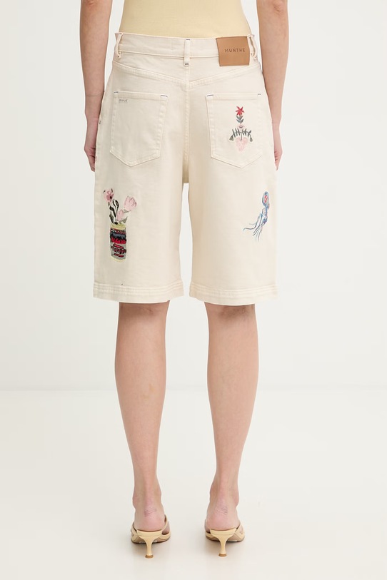 Odzież MUNTHE bermudy damskie jeansowe BREYLA 261144026188 beżowy