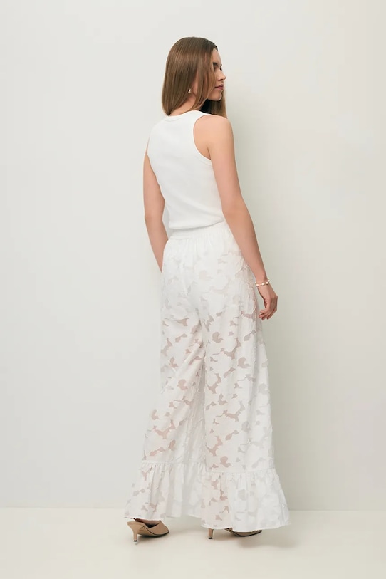 BIZUU nohavice dámske LAVENDOU LAVENDOU.KREMOWY béžová SS26