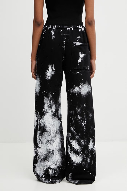 Oblečení MM6 Maison Margiela tepláky dámské bavlněné S62KB0263.M25014 černá