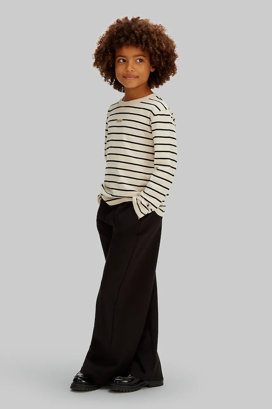 Calvin Klein Jeans spodnie dziecięce nadruk czarny IG0IG03091.128.176.PPY2