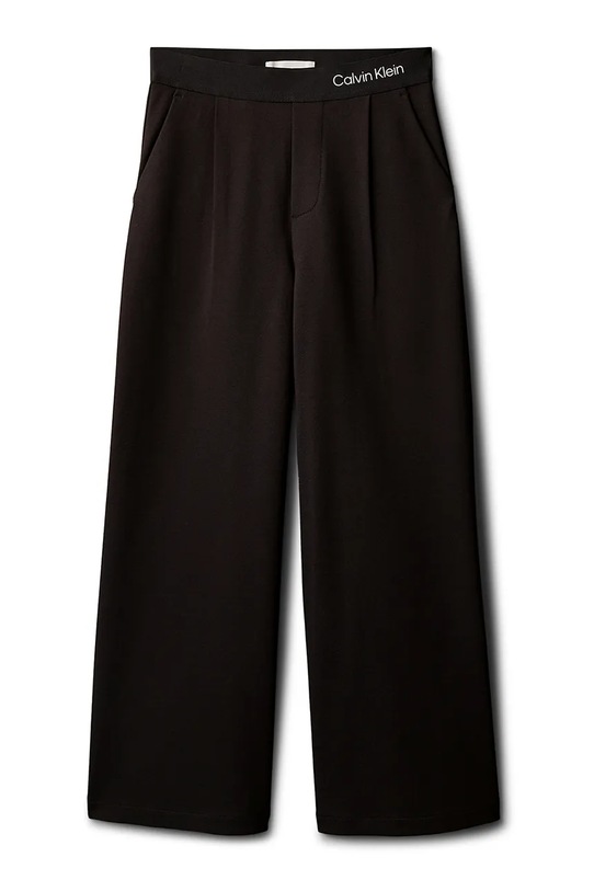 Calvin Klein Jeans spodnie dziecięce IG0IG03091.128.176.PPY2 czarny SS26