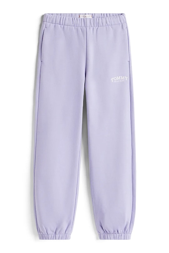 Tommy Hilfiger spodnie dresowe dziecięce KG0KG08981.116.122.PPY2 fioletowy SS26