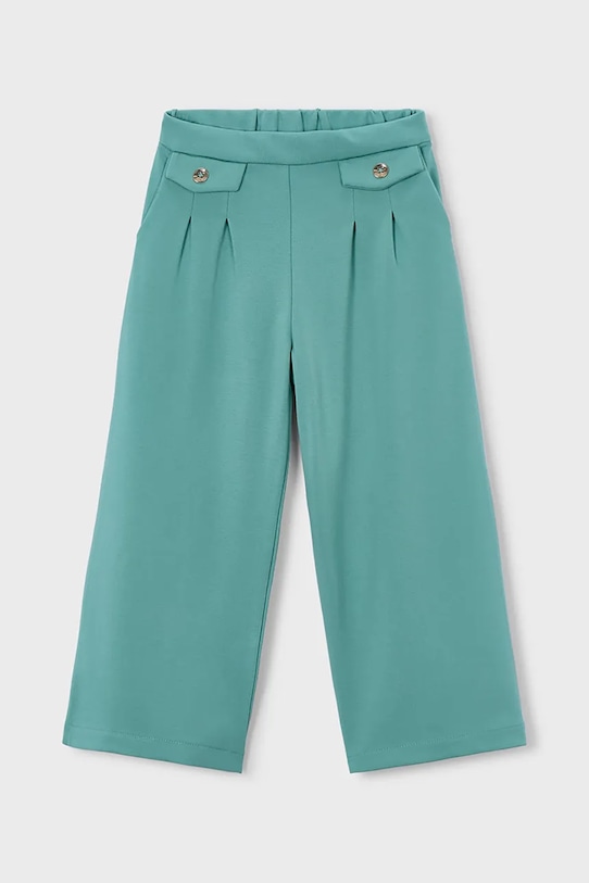 Mayoral spodnie dziecięce 3584.6B.Mini.PPY2 turkusowy SS26