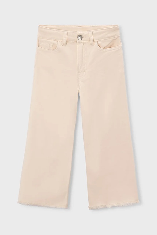 Mayoral spodnie dziecięce z elastanem beżowy 3588.6F.Mini.PPY2