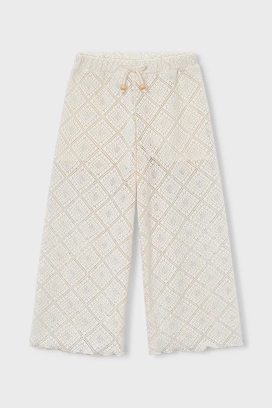 Mayoral spodnie dziecięce z elastanem beżowy 3591.6J.Mini.PPY2